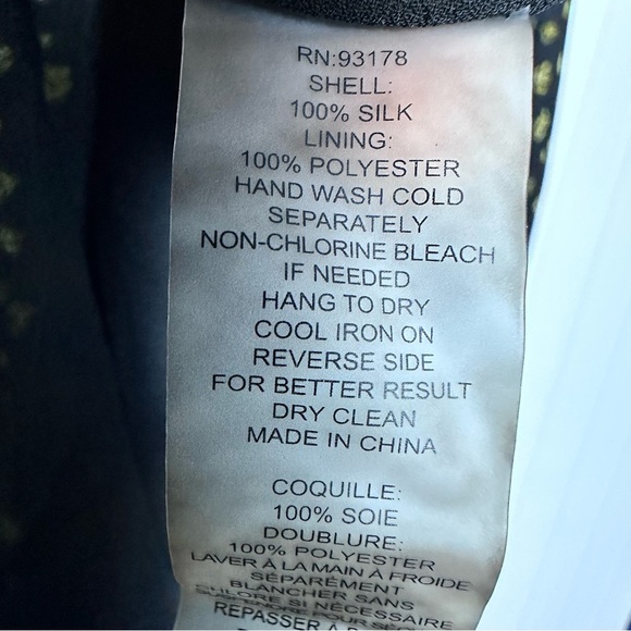 ELIE TAHARI Floral Print Silk Midi-Dress V-Neck Lined Size Large - Picture 17 of 17